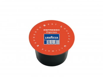 Кофе в капсулах Lavazza BLUE Espresso Vigoroso (Лавацца Блю Эспрессо Вигоросо), упаковка 100 капсул, формат Lavazza BLUE