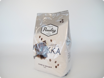 Кофе в зернах Paulig Mokka (Паулиг Мокка)  1 кг, вакуумная упаковка