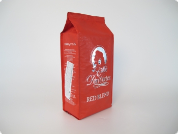 Кофе в зернах Carraro caffe Don Cortez Red (Карраро Дон Кортез Красный)  1 кг, вакуумная упаковка