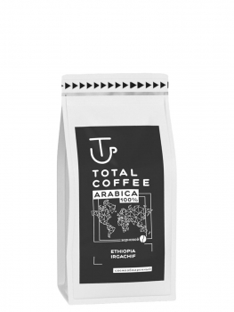 Кофе в зернах Total Coffee Ethiopia Irgachif (Тотал Кофе Эфиопия Иргачиф)  500 г, вакуумная упаковка