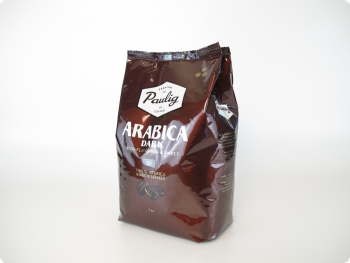 Ликвидация Кофе в зернах Paulig Arabica Dark (Паулиг Арабика Дарк)  1 кг, вакуумная упаковка