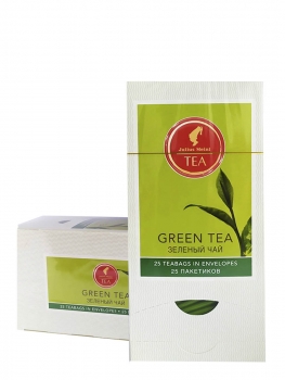 Чай зеленый Julius Meinl Green Tea (Юлиум Майнл), упаковка 25 саше по 1,5 г, китайский байховый