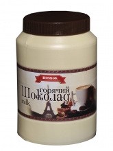 Горячий шоколад HitShok Milk (Хитшок Белый шоколад) 1 кг, банка
