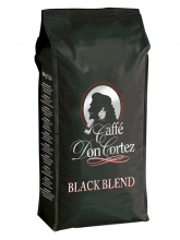 Кофе в зернах Carraro caffe Don Cortez Black (Карраро Дон Кортез Черный) 1 кг, вакуумная упаковка